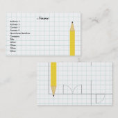 グラフ紙 名刺 (正面/裏面)