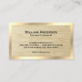 グラフ紙 |木目 名刺 (裏面)