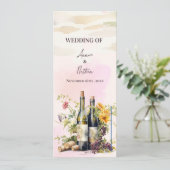 グラフ素朴ェビンインスパイアワイナリー結婚式 プログラム (スタンド正面)