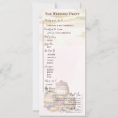 グラフ素朴ェビンインスパイアワイナリー結婚式 プログラム (裏面)