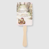 グラフ素朴ェビンインスパイアワイナリー結婚式 プログラム ハンドファン (正面)