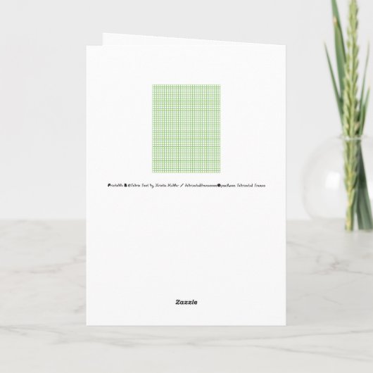 グラフ線上にスケッチ描画紙シート カード (裏面)