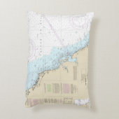 グラフ航海の緯度経度プンタゴルダFL アクセントクッション (裏面(縦))