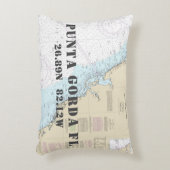 グラフ航海の緯度経度プンタゴルダFL アクセントクッション (正面(垂直))