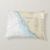 グラフ航海の緯度経度プンタゴルダFL アクセントクッション (裏面)