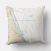 グラフ航海の緯度（経度）：フォートピアシングFL クッション (裏面)