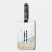 グラフ航海の緯度(経度):フォートピアシングFL ラゲッジタグ (裏面縦)