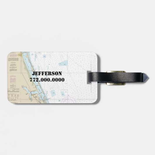 グラフ航海の緯度(経度):フォートピアシングFL ラゲッジタグ (裏面横)