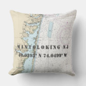 グラフ航海の緯度(経度): NJの管理 クッション (正面)