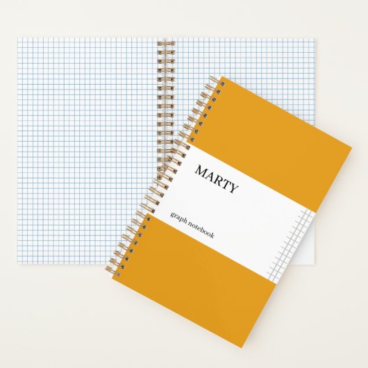 グラフMarigold Notebook with Monogram ノートブック (内側)