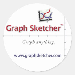 グラフSketcherのステッカー ラウンドシール