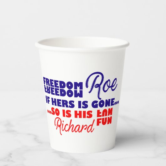 グラブバック 紙コップ (正面)