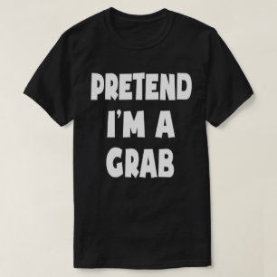 グラブ簡単の仮装ハロウィンおもしろいの衣装 Tシャツ