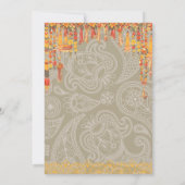 グラプラヴェシュインディアンヒンドゥー引っ越し祝いパーティー 招待状 (裏面)