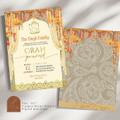 グラプラヴェシュインディアンヒンドゥー引っ越し祝いパーティー 招待状