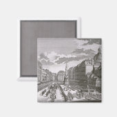 グラベンの行列のビュー マグネット (正面/裏面)