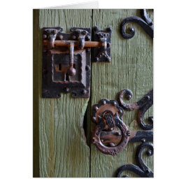 グラベンスティーン城のドアロック写真