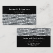 グラマお洒落ーモダンルなダイヤモンド名刺 名刺 (正面/裏面)