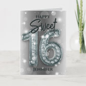 グラマきらめくルシルバーとダイヤモンドスウィート16 カード (正面)