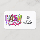 グラマはっきりしたルラッシュホイスラーサロンブランディング 名刺 (正面)