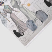 グラマウビクトリアンス魔女ハロウィーンコラージュ 薄葉紙 (詳細)