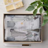 グラマウビクトリアンス魔女ハロウィーンコラージュ 薄葉紙 (ギフト)