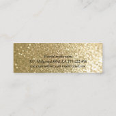 グラマエレガントラスなキラキラの睫毛と眉 スキニー名刺 (裏面)