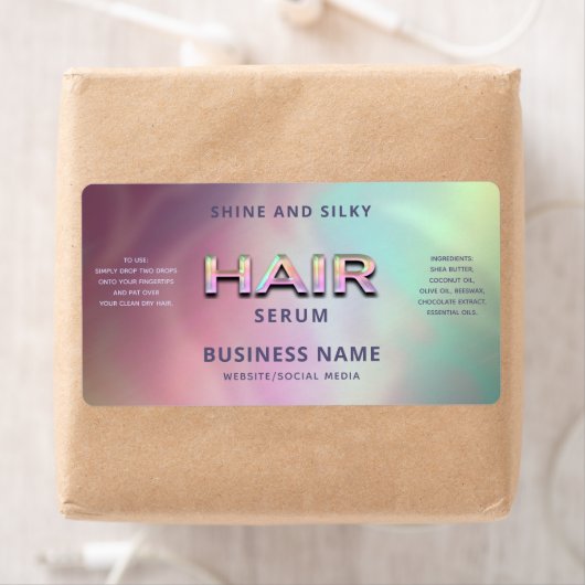 グラマエレガントラスカラフルホログラフィー美容液 ラベル (インサイチュ)