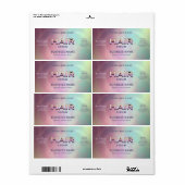 グラマエレガントラスカラフルホログラフィー美容液 ラベル (フルシート)