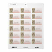 グラマエレガントラススタイリッシュ、ダマスク、ハイヒール ラベル (フルシート)