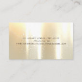 グラマエレガントラスShinny、フェイク金ゴールド、赤い唇 名刺 (裏面)