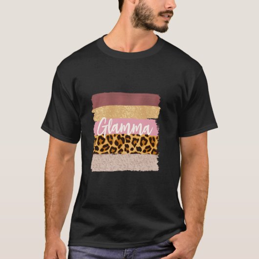 グラマグラマナナヒョウ柄 Tシャツ (正面)