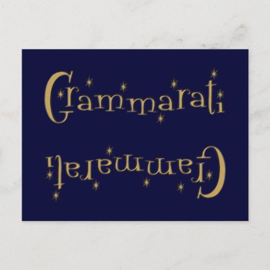 グラマッティ ポストカード (正面)