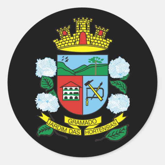 グラマドのコート、リオグランデドスル(BR) Cl ラウンドシール (正面)