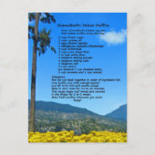 グラマバーズデラックスマフィンレシピポストカード ポストカード (正面)