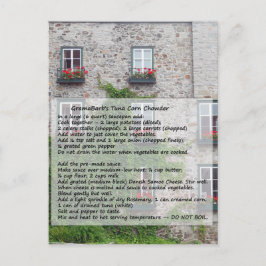グラマバーブズツナコーンチョウダーレシピ ポストカード