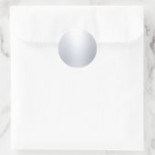 グラマフェイクラス銀空白のテンプレートエレガントクール ラウンドシール (バッグ)