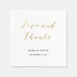 グラマフェイクルクラシック結婚金ゴールド スタンダードカクテルナプキン