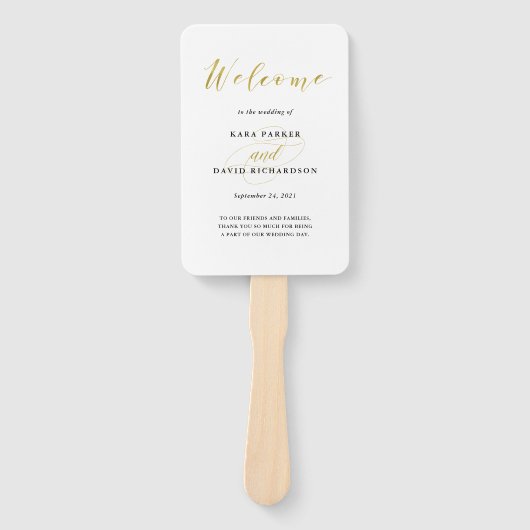 グラマフェイクルクラシック結婚金ゴールド ハンドファン (正面)