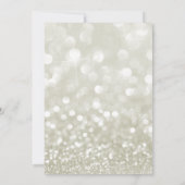 グラマモダンウス金ゴールドグリッターブライダルシャワー 招待状 (裏面)