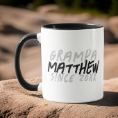 グラマモダンパに対しグランジて白黒でクールある マグカップ