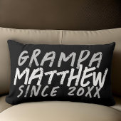 グラマモダンパに対しグランジて白黒でクールある ランバークッション