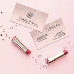 グラマモダンラスバラ金ゴールドピンクグリッターグラデーション 名刺<br><div class="desc">このシンプルと華やかな名刺は、メイクアップアーティスト、ヘアスタイリスト、美容師、エステティシャン、作家、エステート実在エージェントなどモダン、あらゆる職業の女性にピッタリーである。黒い手書きフェイクの筆記体タイポグラフィとロゴとビジネス情報の場所と黒い手書き文字と赤面のピンクのグラデーションを印刷したスパークリーバラの金ゴールドグリッターとグラデーションピンクのグラデーションを特徴としている。かわいエレガントい、ガーリーシックな、トレンディーだカッコいい。***重要なデザイン注:一致する製品要求、色変更、配置変更、その他の変更要求などのカスタムデザイン要求についてクリックは、「メッセージ」ボタンをクリックするか、設計者に直接lafemme.art@gmail.com宛てに電子メールを送信してください。あなたは彼女に完全なデザインと新しい要求をカスタム電子メールで送ることができる。</div>