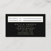 グラマラガーリースグラデーション金ゴールドグリッタートレンディーブラック 割引カード (裏面)