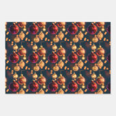 グラマラスなクリスマスラッピング紙 ラッピングペーパーシート (正面3)