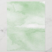 グラマラスなグリーンまつ毛の延長の同意型枠 チラシ (裏面)