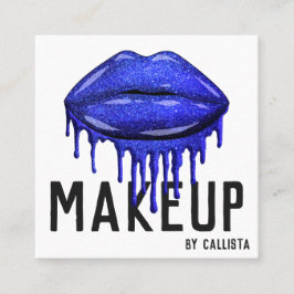 グラマラスなスパークリーグリッタードリップスリップメイクアップ スクエア名刺