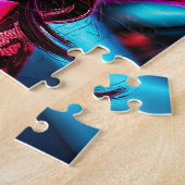 グラマラスなディアデロスミュートスカトリナポートレート ジグソーパズル (側面)