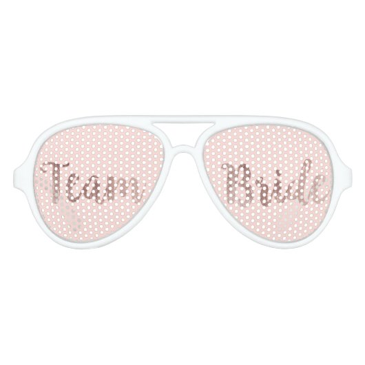 グラマラスなバラ金ゴールドピンクチームブライドサングラス アビエーターサングラス (正面)