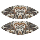 グラマラスなバロックデザインとグリッター&宝石 アメリカンフットボール (パネル)